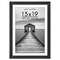 Americanflat Picture Frame with Wide Molding with Mat - Modern Wide Picture Frame - Plexiglass Cover - Hanging Hardware - Includes Easel